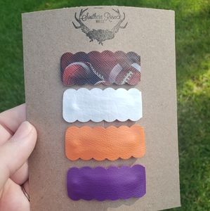 Clemson snap clip for hair set